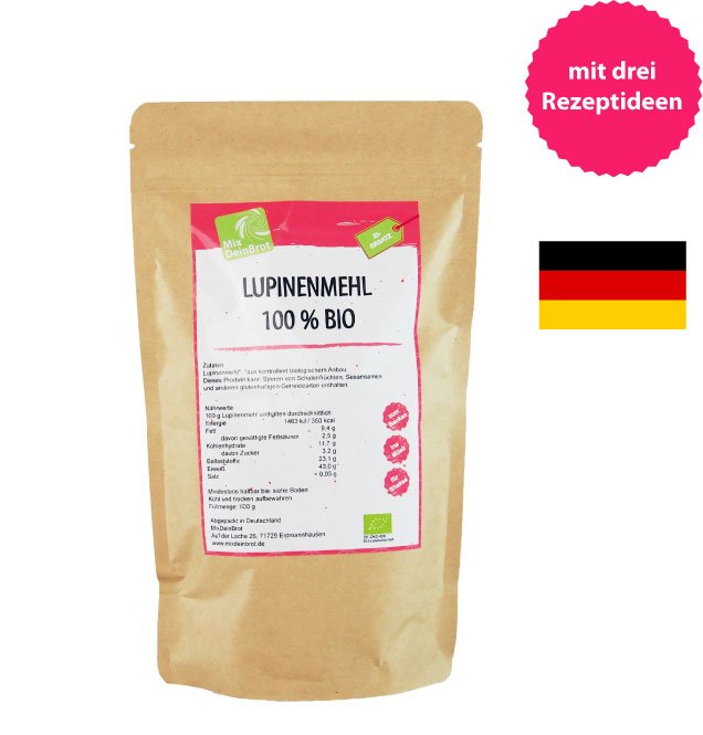 Bio-Lupinenmehl deutscher Anbau