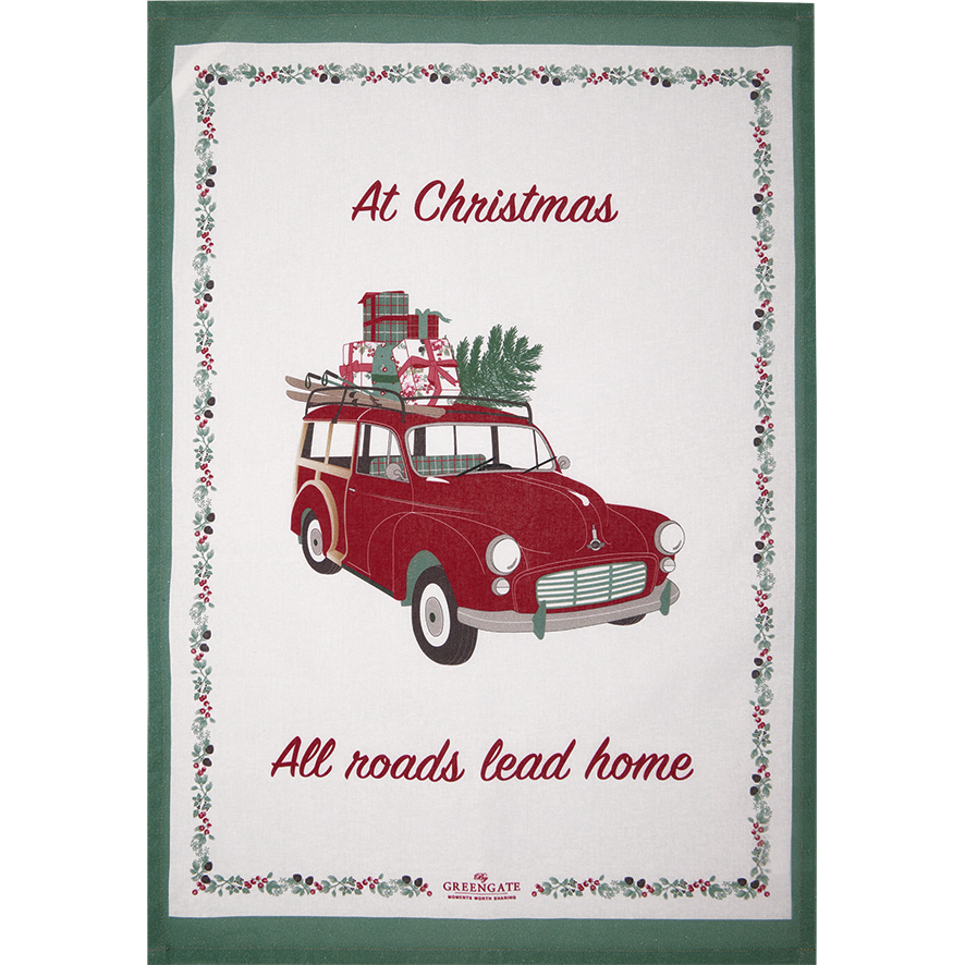 Küchentuch Christmas car von Greengate